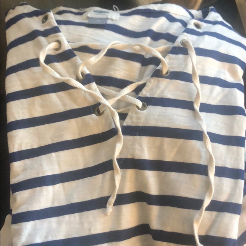 Medium quarter sleeve striped shirt